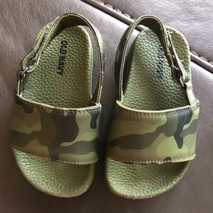 Camo baby sandals